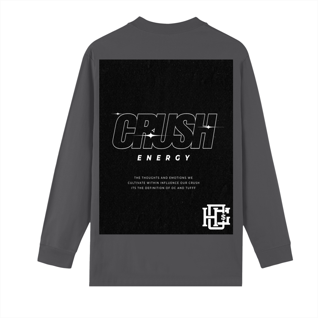 Crew Neck Drop Shoulder Long Sleeve Shirt