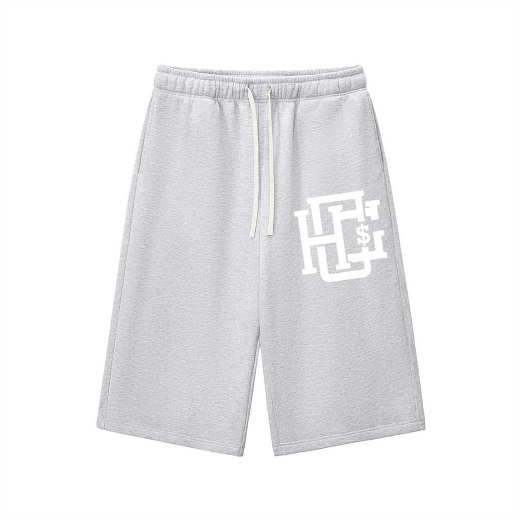 Relaxed Drawstring Three-quarter Sweatpants