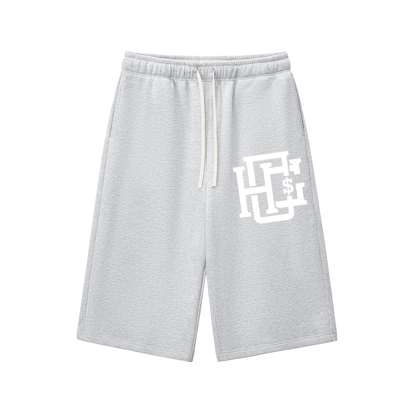 Relaxed Drawstring Three-quarter Sweatpants