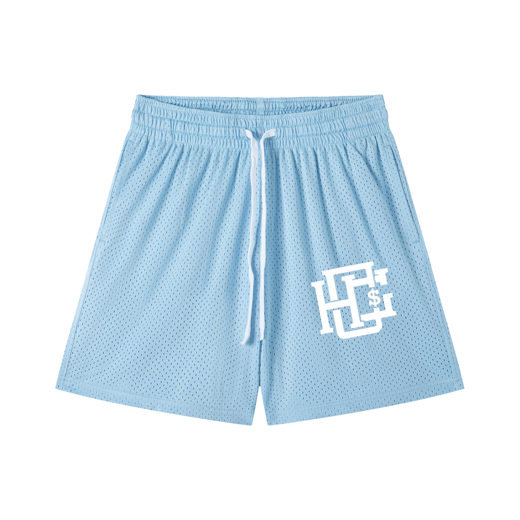 Mesh Drawstring Shorts