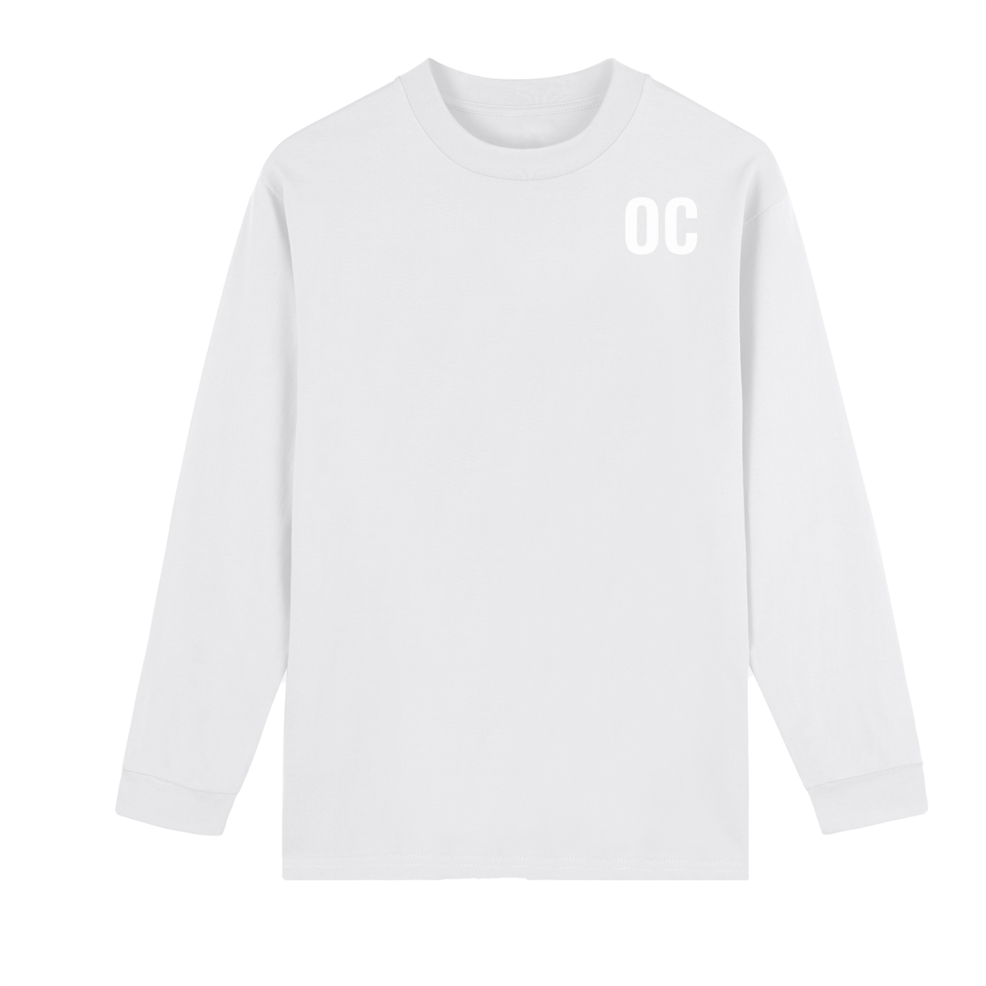Crew Neck Drop Shoulder Long Sleeve Shirt