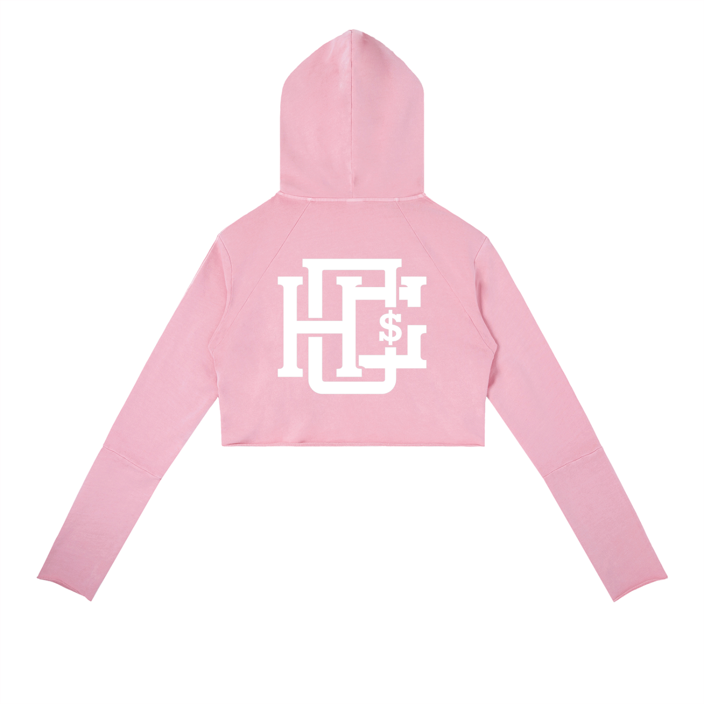 Vintage Washed Raw Edge Hoodie
