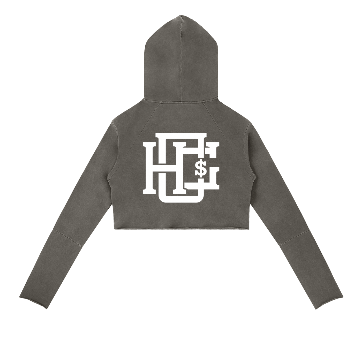 Vintage Washed Raw Edge Hoodie