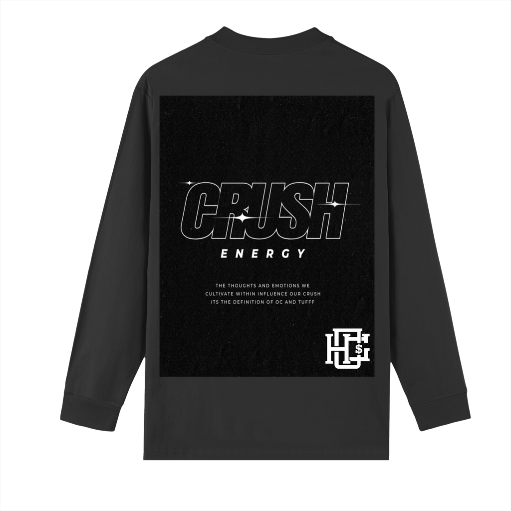Crew Neck Drop Shoulder Long Sleeve Shirt