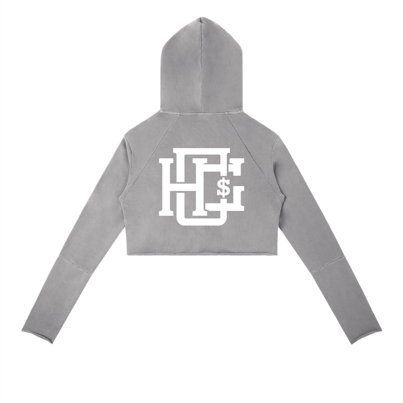 Vintage Washed Raw Edge Hoodie