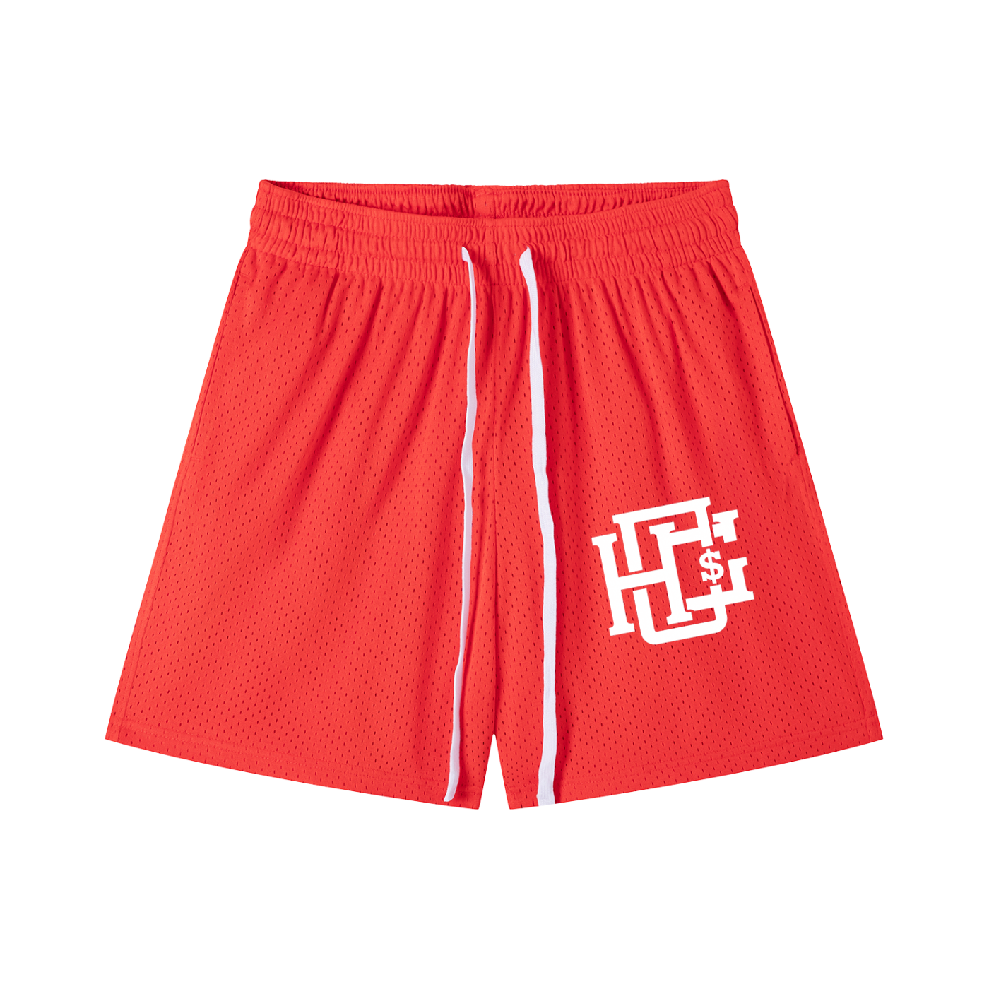 Mesh Drawstring Shorts